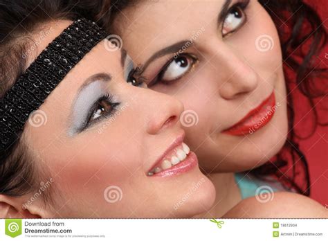 Fashion Models with Toothy Smiles Stock Photo - Image of attractive, teeth: 18612934