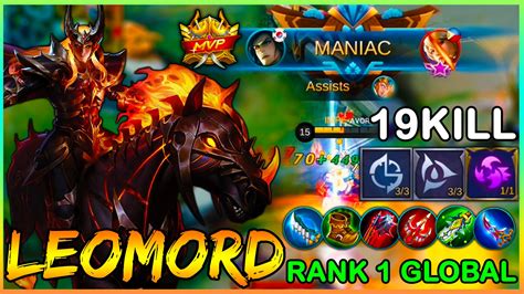 Leomord R.I.P Savage !!! Leomord best build | top global leomord ...