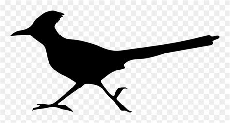 a black and white silhouette of a bird on a transparent background ...