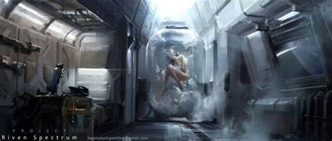 Stasis chamber | Space movies, Space drawings, Sci fi concept art