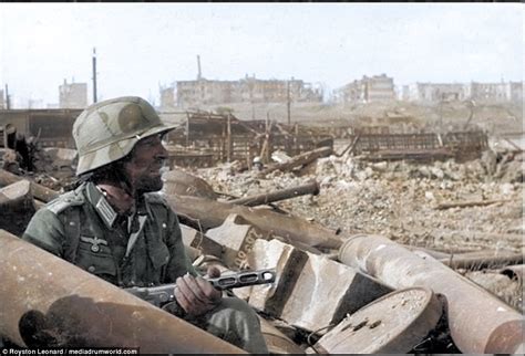 Stalingrad brought to life in colour 75 years later | Daily Mail Online