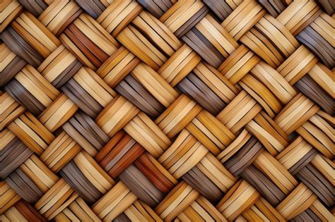 A colorful rattan strands pattern wallpaper | Premium AI-generated image