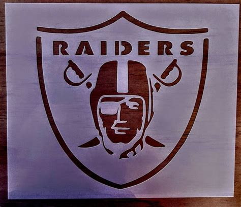 Raiders Stencil 10x12 | Etsy