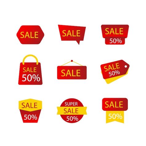 Free Vector | Sale logo collection