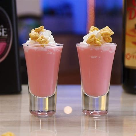 Cap’n Crunch Shots Cocktail Recipe | Recipe | Drinks alcohol recipes, Shots alcohol recipes ...