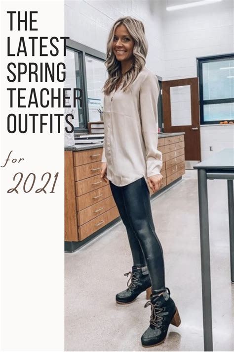 The Best Spring Teacher Outfits for 2021 | Spring teacher outfits, Leggings outfit spring ...