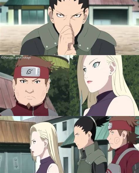 Shikamaru, Choji, Ino