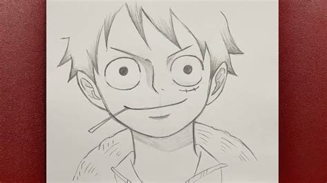Anime drawing | how to draw Monkey D. Luffy step-by-step - YouTube