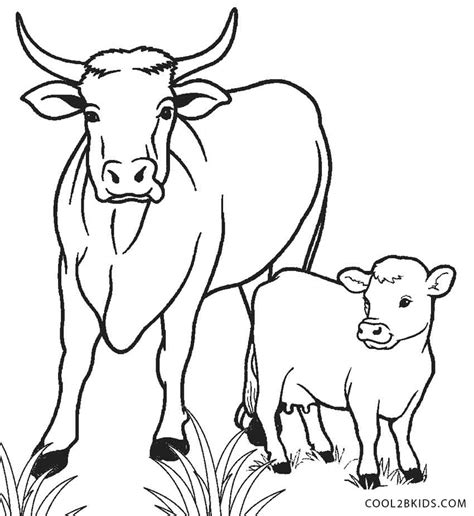 Free Printable Cow Coloring Pages For Kids | Cool2bKids
