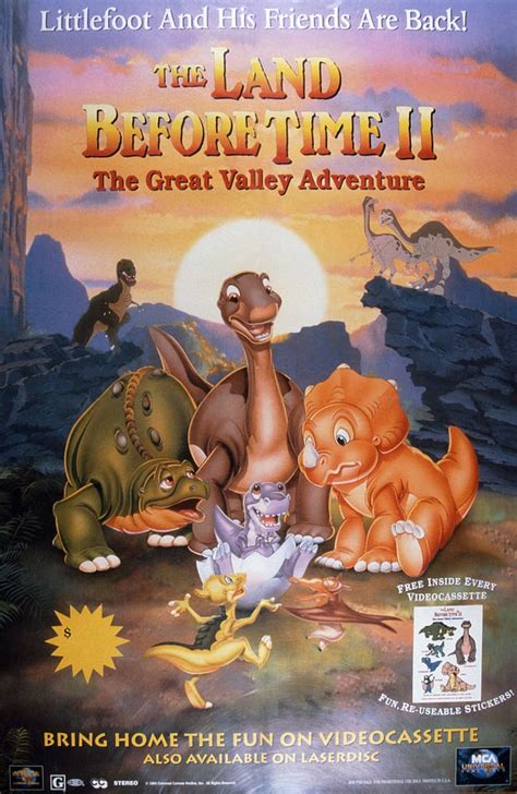 The Land Before Time II: The Great Valley Adventure | Family Movies With Dinosaurs to Watch With ...