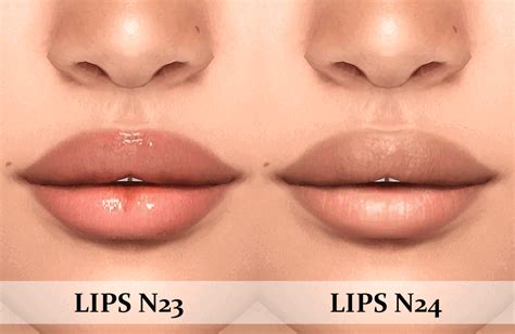 three different lip shapes are shown in this image