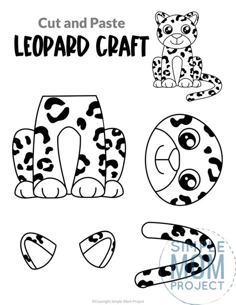 Free Printable Leopard Craft Template – Simple Mom Project