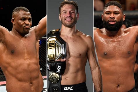 Top 10 UFC heavyweights ranked, with Miocic, Blaydes and Ngannou kings ...