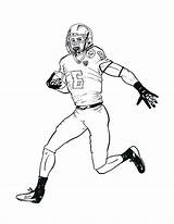Football Player Coloring Pages At GetColoringscom  Free printable sketch template