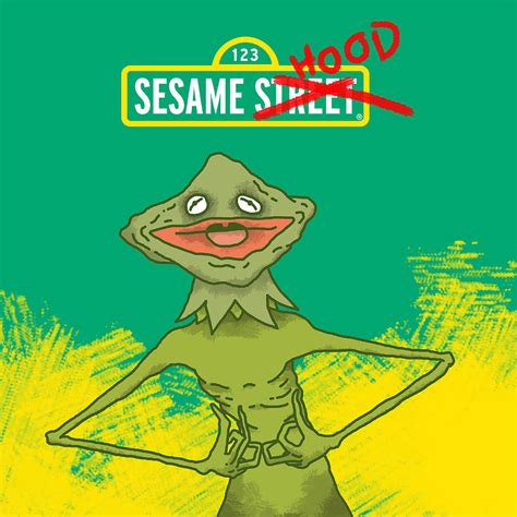 Sesame Hood Kermit Digital Art by Willem Nauwynck | Fine Art America