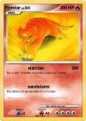 Pokémon firestar sandstorm - Flame Strike - My Pokemon Card