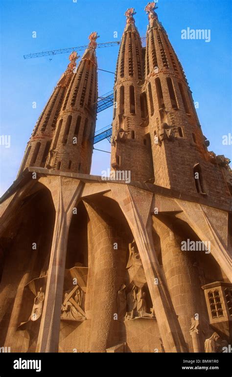 entrance Crypt Museum at Sagrada Familia in Barcelona Spain Stock Photo - Alamy