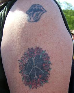 "Bones" Peace Sign Tattoo | Different..... | Tony Fischer | Flickr