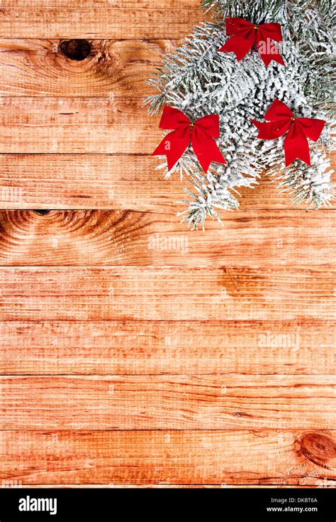 Christmas border with decoration, ornament on a wooden background Stock Photo - Alamy