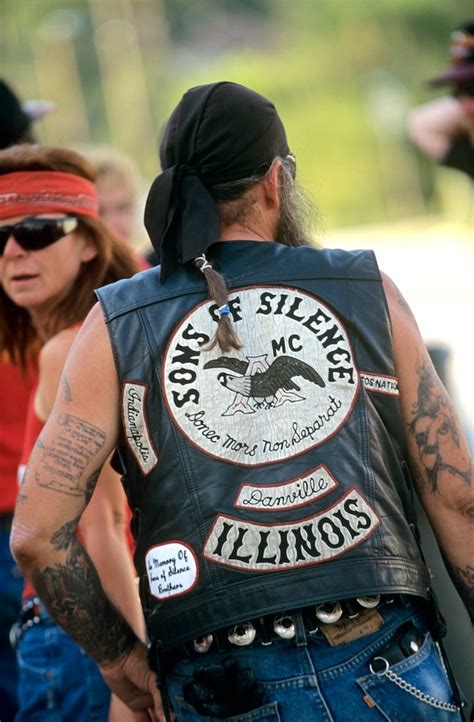 Sons of Silence, the back of a bikers jacket | Sons of silence, Sons of ...