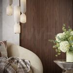 Walnut Zigzag Fluted Tambour Panels | Innovative, Chic Design