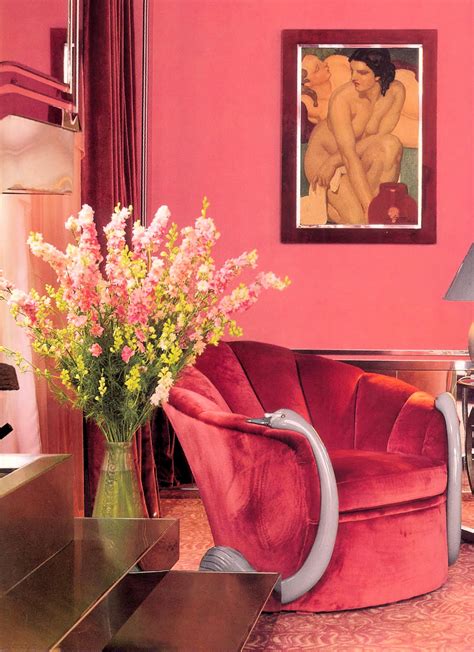 Art Deco Interior - Barbra Streisand Art Deco Collection fills the star's house in Malibu ...