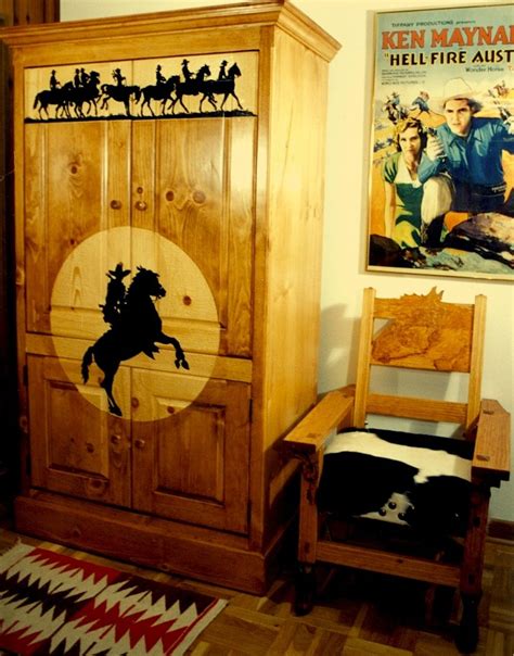 Cowboy Chic -- Armoires, credenzas, and coffee tables | Ranch house decor, Ranch decor ...