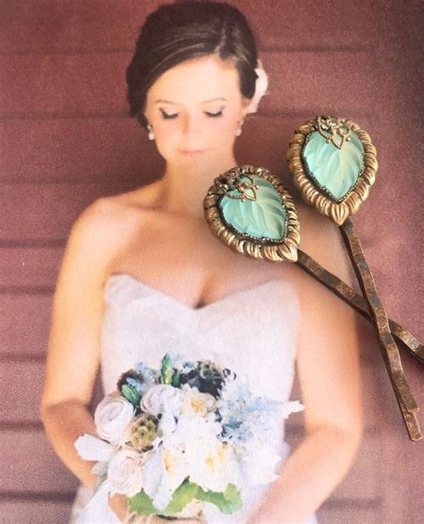 Vintage Aqua Heart Decorative Hair Pins Vintage 1940 1950 | Etsy | Decorative hair pins, Bridal ...
