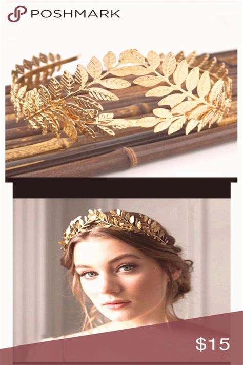 Greek Goddess head piece Gold tone None Jewelry | Ancient greek dress, Greek godess costume ...
