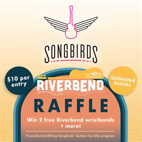 Songbirds Riverbend Raffle 2023 Logo