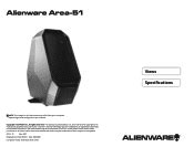 Dell Alienware Area 51 R2 Manual