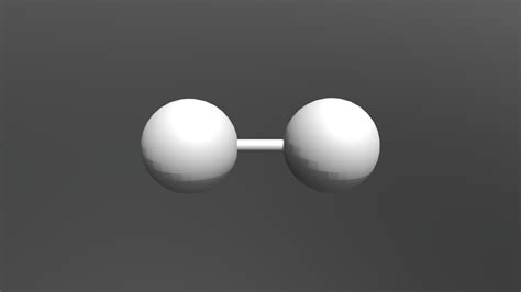 Hydrogen molecule - Download Free 3D model by Zudwa [61fb34c] - Sketchfab