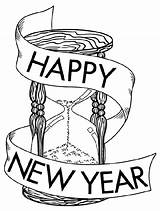 Happy New Year Coloring Pages  Best For Kids sketch template