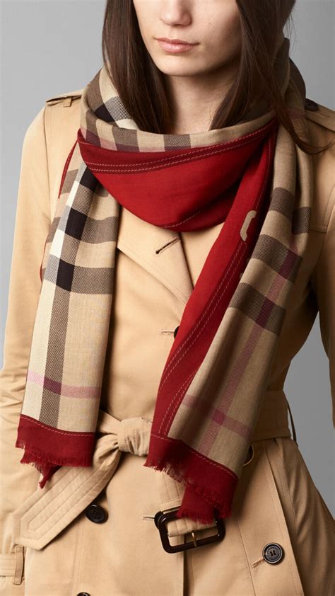 Burberry Scarf Shawl, Burgundy, New without Tag GA002 - Julia Rose Boston | Shop