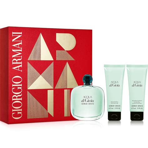 Armani Acqua Di Gioia Set (EDP 100ml + BL 75ml + SG 75ml) for Women | Venera Cosmetics