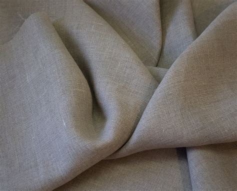 Linen Fabric 100% Linen Fabric by the Yard Neutral Colour | Etsy