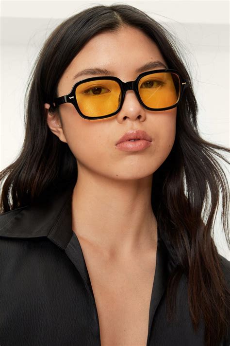 Yellow Tinted Lens Sunglasses | Nasty Gal