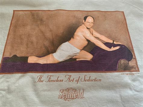 Vintage 90s SEINFELD George Costanza the Timeless Art of Seduction Tshirt - Etsy UK