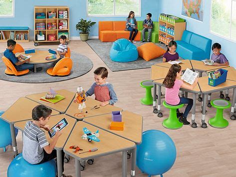 Classroom Furniture | Flexible Seating | Rugs | Tables | Lakeshore® in 2020 | Daycare design ...