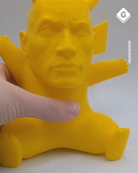 3D Printing The Rock Onto Everything | This guy 3D printed The Rock onto everything 🤣 | By ...