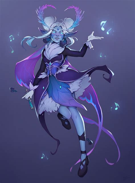 ArtStation - Design de personagens de fãs Night Fae, Anastasia Chebykina (Birmit) in 2021 ...