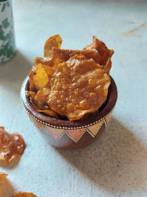 Keripik Ubi Jalar. it is Traditional Snack from Indonesia Stock Image ...