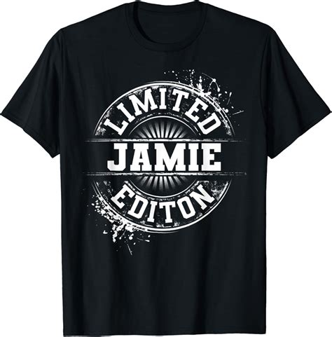 Amazon.com: JAMIE Limited Edition Funny Personalized Name Joke Gift T-Shirt : Clothing, Shoes ...