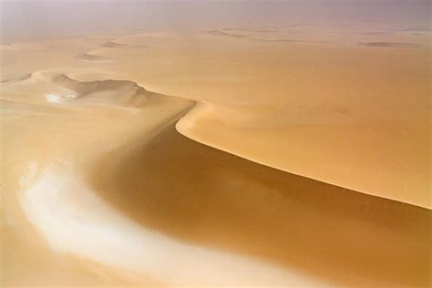 Linear Sand Dunes In The Tenere Desert Photograph by Michael Fay