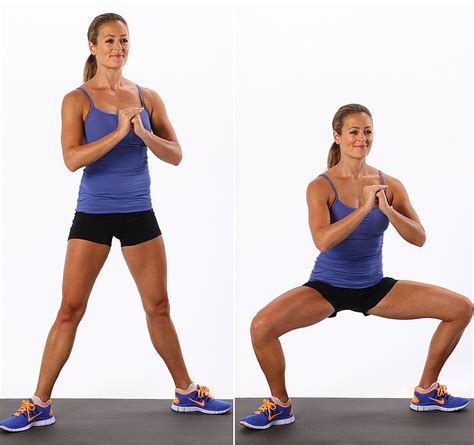 Inner Thighs: Sumo Squat | Best Leg Exercises For Women | POPSUGAR Fitness Photo 9