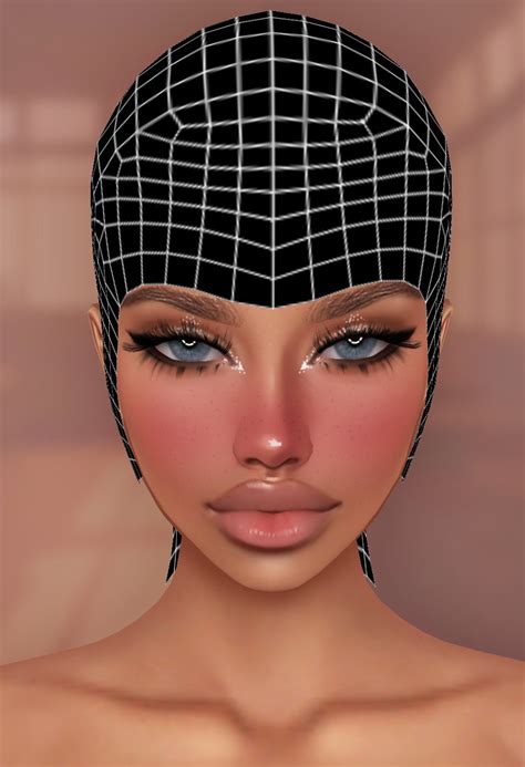 2023 IMVU Baby Hair MESH front FREE Opacity Map Sleek Baby Hair .xmf Format Highest Quality ...