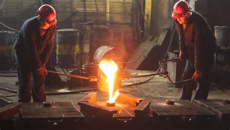 Stock video of melting iron in the foundry, iron | 1570609 | Shutterstock