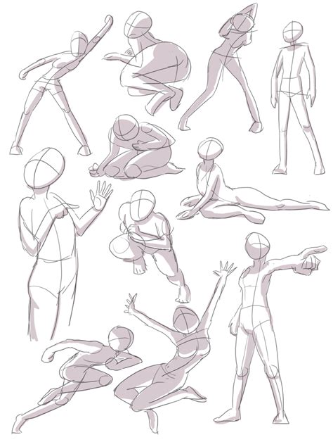 Human pose practice 1 by joulester on DeviantArt