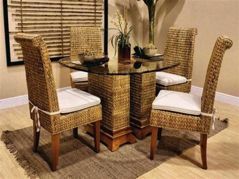 Indoor Rattan Dining Room Sets - Tropical Rattan Dining Room Sets ...