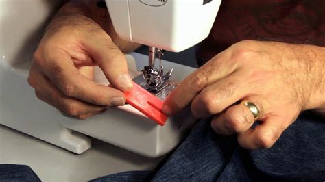 Hemming Jeans Tutorial - YouTube